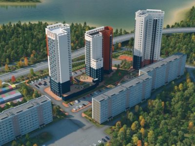 В Хабаровске возобновились работы на третьем доме из трёх, входящих в жилищный комплекс «Пионерский»
